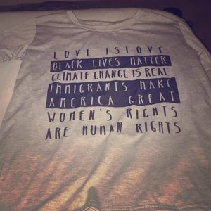 Political rights gray tee